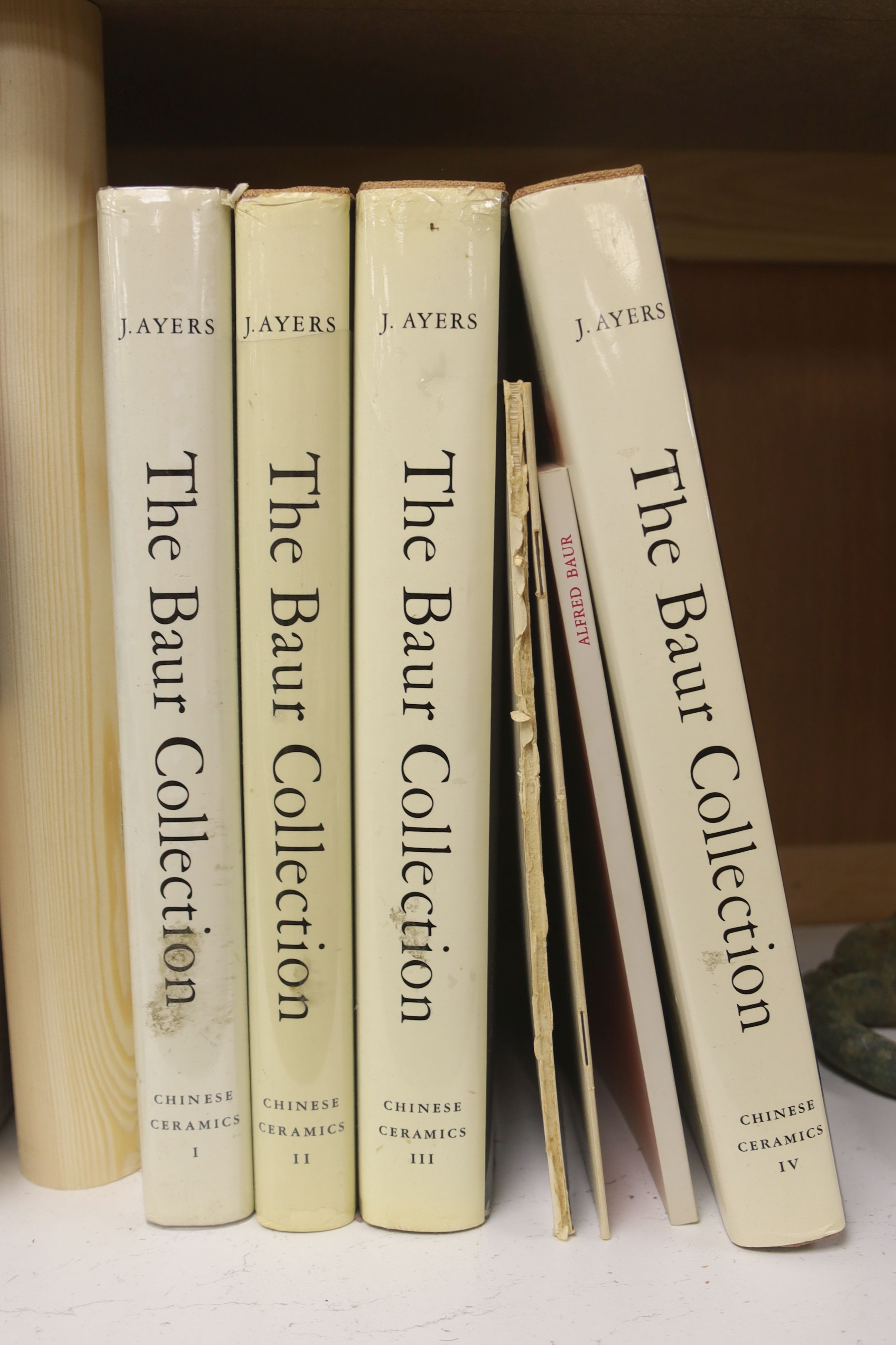 Reference books- Ayers, The Baur Collection, comprising Chinese Ceramics volumes I-IV, and 3 booklets